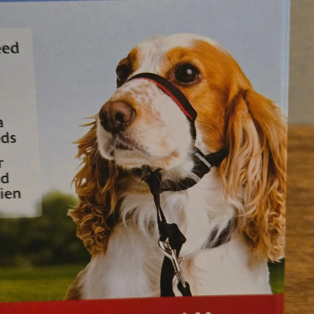 Halti Optifit Headcollar Medium Black Red No-Pull Dog Training Harness Padded